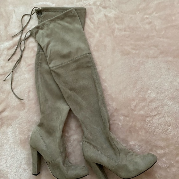 Steve Madden Gemma Thigh High Suede Boots - Picture 2 of 5